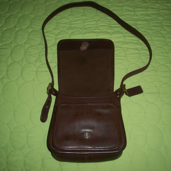 Vintage Coach 9145 Legacy Studio Flap Brown Bag - Picture 13 of 16